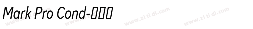 Mark Pro Cond字体转换 Mark Pro Cond字体转换
